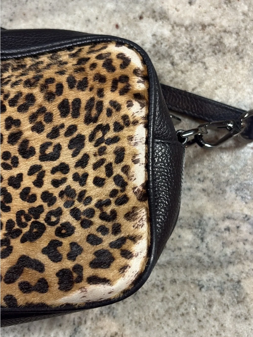 Golden Goose compact leopard
